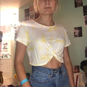 Yellow Tie Dye Shirt